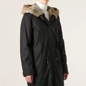 Literary Walk Eskimo' Parka In Black